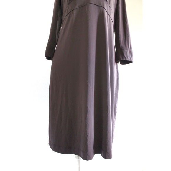 Liz Lange Maternity Brown Stretch Dress Small (sizes 6-8) - Picture 3 of 9